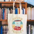 Retro Gaming Never Forget Nostalgia Vintage Canvas Tote Bag