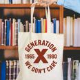 Retro Gen X 1965-1980 Sarcastic Nostalgia Graphic Premium Tri-Blend Canvas Tote Bag