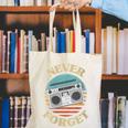 Retro Radio Never Forget Nostalgia Vintage Canvas Tote Bag Retro Radio Never Forget Nostalgia Vintage Canvas Tote Bag