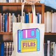 Retro TechnologyOld School Floppy Nostalgia 90s Generation Canvas Tote Bag