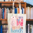 You RN Good Hands Cute Nurse Nursing Student Graduation Canvas Tote Bag