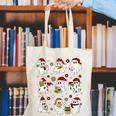 Santa Ghost Reading Books Christmas Library Teacher Canvas Tote Bag Santa Ghost Reading Books Christmas Library Teacher Canvas Tote Bag