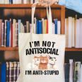 Sarcasm Cat Sarcastic Introvert Antisocial Cat Lover Canvas Tote Bag