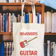 Sarcastic Introvert Need Guitar Sad Song Introvert Guitarist Canvas Tote Bag