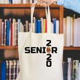 Senior 2020 Football Graduation Shirt Canvas Tote Bag