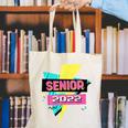 Senior 2022 Graduation Class Of 2022 Retro 90's Graduation Canvas Tote Bag