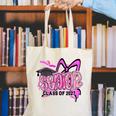 Senior 2027 Class Of 2027 Coquette Girl Pink Graduation 2027 Canvas Tote Bag