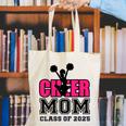 Senior Cheerleader Mom Cheer Class Of 2025 Graduation Women Canvas Tote Bag