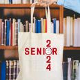 Senior Class Of 2024 Graduation 2024 Maroon Basketball Canvas Tote Bag