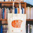 Senior Mom Class Of 2026 Basketball Graduation Canvas Tote Bag