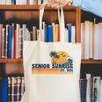 Senior Sunrise 2026 Graduation Cool Retro High School Canvas Tote Bag