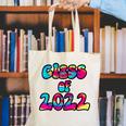 Senior Year 2022 Class Of 2022 Graduation Tie Dye Groovy Canvas Tote Bag