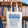 Silent Girls Are DangerousFor Quiet Introvert Girl Canvas Tote Bag Silent Girls Are DangerousFor Quiet Introvert Girl Canvas Tote Bag