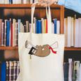 Sloth Graduation Shirt Cute Animal Diploma Grad Canvas Tote Bag