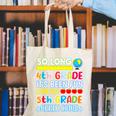 So Long 4th Grade Here I Come Graduation 5th Grade Kids Tee Premium Canvas Tote Bag