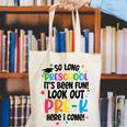 So Long Preschool Pre-K Here I Come Graduation Canvas Tote Bag