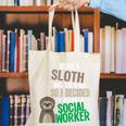 Social Work Student Masters Degree Graduation Canvas Tote Bag