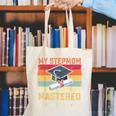 My Stepmom Mastered It Master's Degree Graduation Vintage Canvas Tote Bag