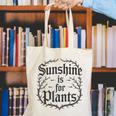 Sunshine Is For Plants Introverts Goth Gothic Gamers Canvas Tote Bag Sunshine Is For Plants Introverts Goth Gothic Gamers Canvas Tote Bag