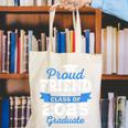 Super Proud Friend Of 2025 Graduate Senior Graduation Family Canvas Tote Bag
