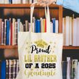 Super Proud Little Brother 2025 Graduate Graduation Family Canvas Tote Bag