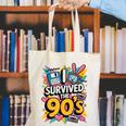 I Survived The 90s – Cute Retro Cartoon Nostalgia Canvas Tote Bag I Survived The 90s – Cute Retro Cartoon Nostalgia Canvas Tote Bag