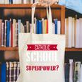I Survived Catholic School Shirt Catholic Graduation Canvas Tote Bag