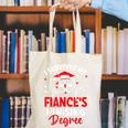 i Survived My Fiance's Nursing Degree Graduation Gifts Canvas Tote Bag
