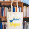 i Survived My Husbands Bachelors Degree Graduation Gifts Canvas Tote Bag