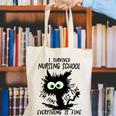 I Survived Nursing School Graduation 2026 Nurse School Grad Canvas Tote Bag