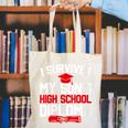 I Survived My Son's High School Diploma Graduation Canvas Tote Bag