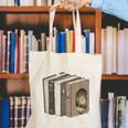 Tiny Portals Big Stories Book Nook Fantasy Gateway Canvas Tote Bag