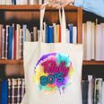 Totally 80's Tie Dye Retro Vibes 1980s Style Nostalgia Canvas Tote Bag Totally 80's Tie Dye Retro Vibes 1980s Style Nostalgia Canvas Tote Bag