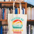 Train Please Be Patient I'm From The 1900s Men Canvas Tote Bag