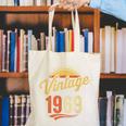 Vintage 1969 Retro Era Badge For Nostalgia Fans Canvas Tote Bag