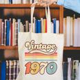 Vintage 1970 Birthday Retro Style 70's Born Nostalgia Outfit Canvas Tote Bag Vintage 1970 Birthday Retro Style 70's Born Nostalgia Outfit Canvas Tote Bag