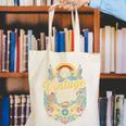 Vintage 1981 Retro Badge Nostalgia Eighties Compass Skull Premium Tri-Blend Canvas Tote Bag