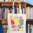 Vintage 80s Vibes Costume Nostalgia 1980s Fashion Cassette Canvas Tote Bag