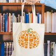 Vintage Book Pumpkin Autumn Fall Librarians Bookworm Teacher Canvas Tote Bag