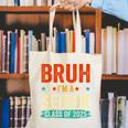 Vintage Bruh I'm A Senior Class Of 2025 Graduation Women Men Canvas Tote Bag