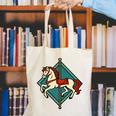 Vintage Carousel Horse Merry Go Round Nostalgia Art Premium Canvas Tote Bag