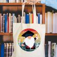 Vintage Graduation Gnome Canvas Tote Bag