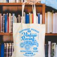 Vintage Racing Automotive Nostalgia Distressed Car Canvas Tote Bag