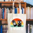 Vintage Retro Classically Trained Video Game 90s Nostalgia Canvas Tote Bag