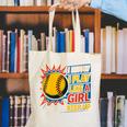 Women's Girls Softball Play Like A Girl Comic Book Pop Art Canvas Tote Bag Women's Girls Softball Play Like A Girl Comic Book Pop Art Canvas Tote Bag