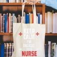 Xmas Nurse Graduation Keep Calm I'm Almost A Nurse Canvas Tote Bag