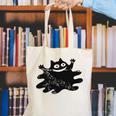 Yk2 Grunge Scary Cat With Tail Tomboy 90s Nostalgia Indie Premium Tri-Blend Canvas Tote Bag