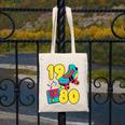 1980 Retro Raised In The 80s Old School Nostalgia Vibes Canvas Tote Bag