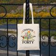 1986 Chapter Forty 40th Birthday Wildflower Book Canvas Tote Bag