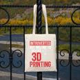 3D Printer Introvert 3D Printing Canvas Tote Bag